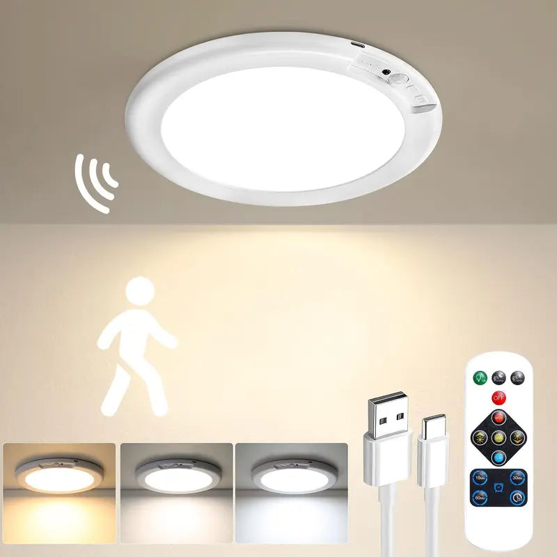 Snap-On Motion Ceiling Lights