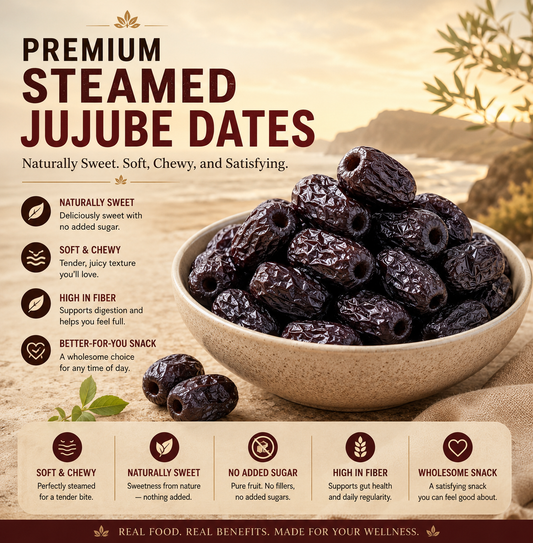 🏆Premium Steamed Jujubes  Extract for Joint Support - Back & KneeRelief-B01