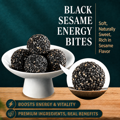 🪀🪀 Natural Energy & Vitality Support Formula 🌿 Polygonatum & Black Sesame Balls for Daily Stamina, Focus & Confidence | Clean Herbal Nutrition for Men’s Wellness-C7