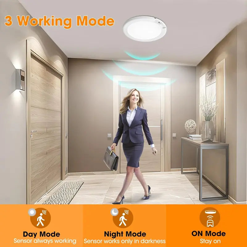 Snap-On Motion Ceiling Lights