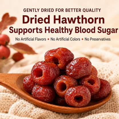 💕Science-Inspired Support for Healthy Blood Sugar✨ Delicious dried hawthorn made for smart everyday snacking.-LYJ