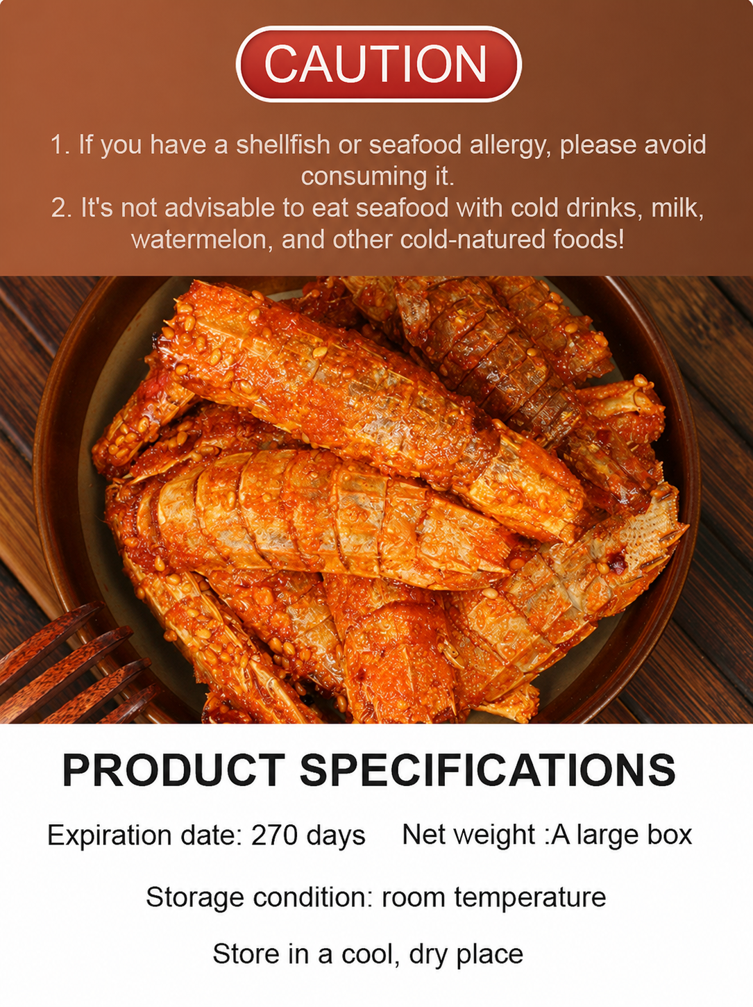 🦐Alaskan Mantis Shrimp - 🏆✅Ready to Eat High-Protein Seafood Snack-QZE