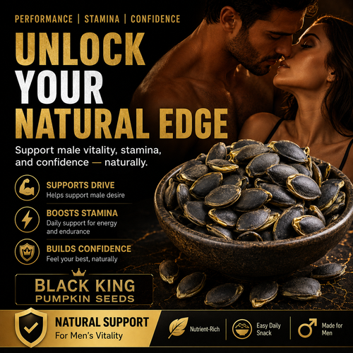 💥Small Seeds Big Difference in How You Feel🚫💊Men’s Natural Vitality Support No Chemicals-GD
